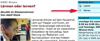 Lärmen oder lernen?
