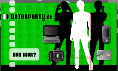 Datenparty.de Startseite von datenparty.de