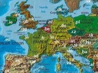 Internet-Landkarte Internet-Landkarte (Ausschnitt)